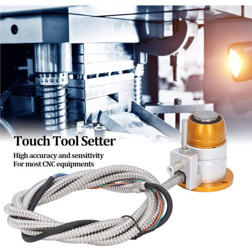 Tool Setter, 24V Normally Closed CNC Z Tool,Z Probe Tool Touch Sensor Setting Gauge for CNC Router Engraving 1