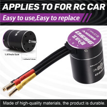3650 Waterproof Brushless Motor 3.17mm D Axis for 1/8 1/10 RC Car Boat Off-Road AXIAL SCX10 5300KV