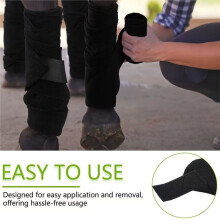 4pcs Horse Wraps Soft Fluffy Wraps Equestrian Leg Bandage Wrap Horse Leg Injury Protective Cover