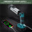 2000LM LED Work Light for  20V Lithium-Ion Battery Portable Light Horizontal Light Outdoor Handheld Flashlight 35W 2