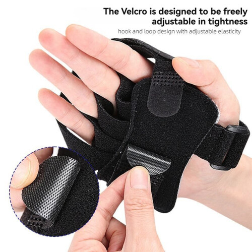 Hand Support Protector Metal Splint Bracket for Finger Deviation and Drift, Finger Support, Half- Glove 1
