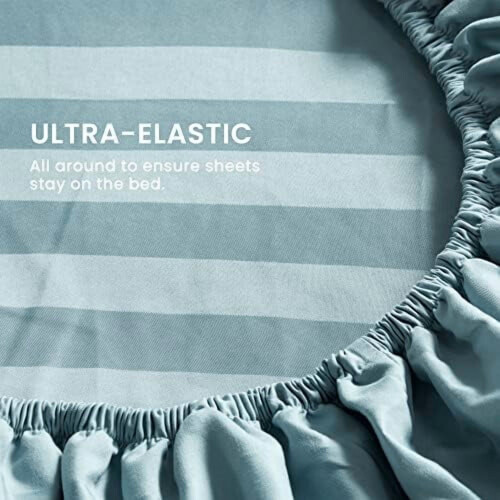 King Microfiber Sheet Set – Embossed Honeycomb, 4-Piece, 2