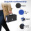 Card Deck Box with Handle Magnetic Card Storage Box Top Side-Loading Deck Case Game Cards Box Black+ 2
