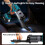 For  18V Battery Cordless Vacuum Cleaner Portable Brushless Handheld Vacuum Cleaner with Variable Speed Function 5