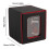 Leather  Card Box with 2 Commander Displays Waterproof Double-Layer Card Storage Can Hold 200+Double-Layer 6