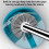 Compact Toilet Brush & Holder Set with Solid Handle, Durable Hard Bristles – Compatible with Standard Racks 6