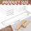 12Pcs 6 Size Acrylic Polymer Clay Depth Guide Set, 2,3,4,5,6,7mmAdjustable Clay Rolling for Polymer Earrings, Roller 6