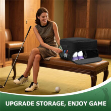 Trunk Organizer with Shoe Storage, Multi-Compartment Car Storage Box Accessories