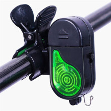 4PCS Fishing Bite Alarms with LED Light - Sensitive Electronic Fishing Bells for Rods, Loud 80db Sound & Flashing Light