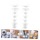 Plast tekanne sett hvitt PP2Sets 8