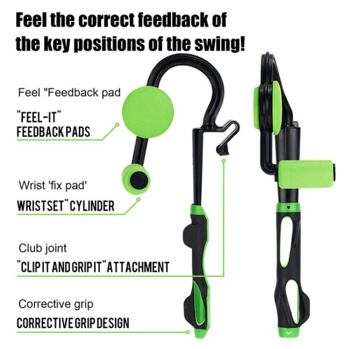Training Grip Posture Square Control Set  Swing Instant Feel-Based Feedback Training Aid Putter Grip Correction 1