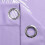 Lilac Blackout Curtains Silver Palm Pattern 42x84in 2 Panels 6