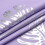 Lilac Blackout Curtains Silver Palm Pattern 42x84in 2 Panels 7