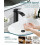 Matte Black Vessel Sink Faucet Tall Waterfall Single Handle 2