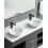 Matte Black Vessel Sink Faucet Tall Waterfall Single Handle 5