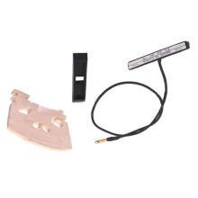 Accessoires pour Instruments de Musique, Ensemble D'Accessoires pour Violon, Micro, Selle et Chevalet, Pièces pour Violon Haute Sensibilité