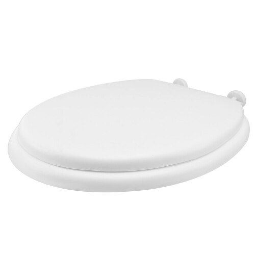 Weißer EAV-Toilettensitzdeckel für längliche Toiletten 2