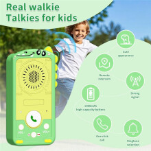 Walkie Talkies for Kids Instant Talker Dinosaur Silicone Case Chat Mode Talk,Hear At the Same for Kids Home Outdoor