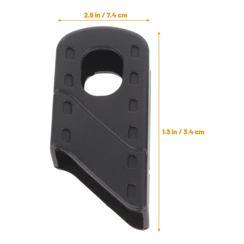 Protecție echipament bicicletă de munte, silicon negru, 1 pereche 1
