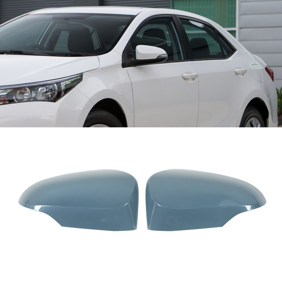 High Strength Rearview Mirror Cover Cap Pair 87945-02420 Light/Blue 4191384774185
