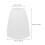 White Plastic Lampshade 11.5 x 10 x 5 cm 3 Pack 2