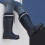 Botas de chuva femininas impermeáveis de cano curto, antiderrapantes e com cano largo. 6
