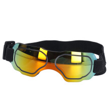 Occhiali da neve Red Dog con cinturino regolabile, protezione UV, comodi, stilosi, in plastica