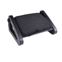 Under Desk Footrest with Massage Ergonomic 6 Height Position Adjustable Foot Stool with Firm Non-Slip Legs