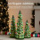 ACDANC Retro-Keramik-LED-Weihnachtsbaum, 25 cm 3