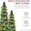 ACDANC Retro-Keramik-LED-Weihnachtsbaum, 25 cm 4