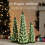 ACDANC Retro-Keramik-LED-Weihnachtsbaum, 25 cm 7