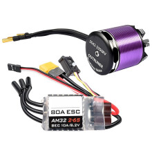 Borstelloze Motor ESC-Combinatie 3542 Outrunner-Motor 80A ESC voor 1/10 1/12 RC Crawler Auto, Borstelloze Motor AM32 ESC 2250KV