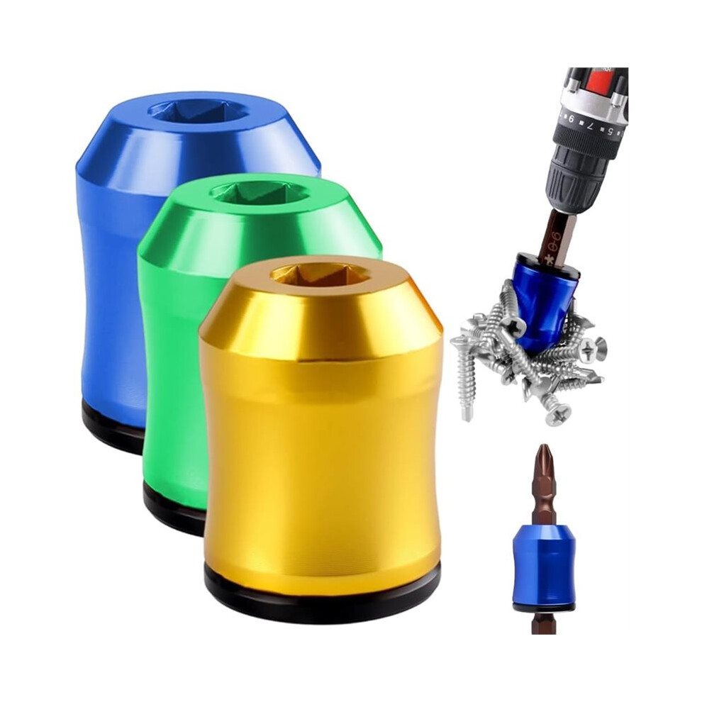 Screwdriver Magnetic Ring, Universal Magnetizer Screw Removable For Hex Screwdriver And Power Bits 3Pcs 6032698525675