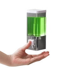 Non Perforated Manual Press Soap Dispenser Wall Mounted Traceless Disinfectant Bottle Transparent Soap Dispenser