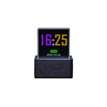 Crystal Photo Display Desktop WiFi Weather Station Clock with GIF Animation, Desktop Decoration