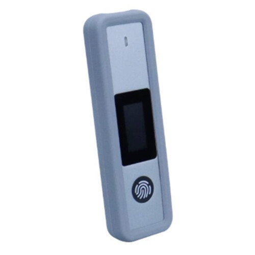 NVMe/ SSD Enclosure Support Visual LCD Fingerprint Encryption USB3.2 for Efficient Data Transfer