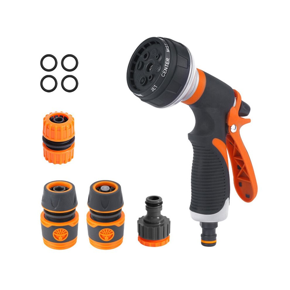 Garden Hose Nozzle High-Pressure 8 Spray Patterns Adjustable Hose Sprayer Nozzle,Abs Slip Resistant,Water Hose Nozzle 6031119623440