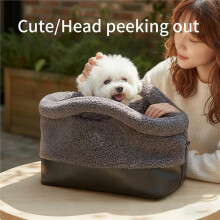 Puppy Carrier Waterproof Soft Sling Pouch with Safety Harness Buckle Dog Carrier Sling for Small Medium Breed Winter A