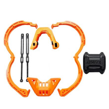 Protector Kit for Neo2 Anti-Collision Bumper Bar Propeller Guard Ring 3D Printed Antenna Cover Orange