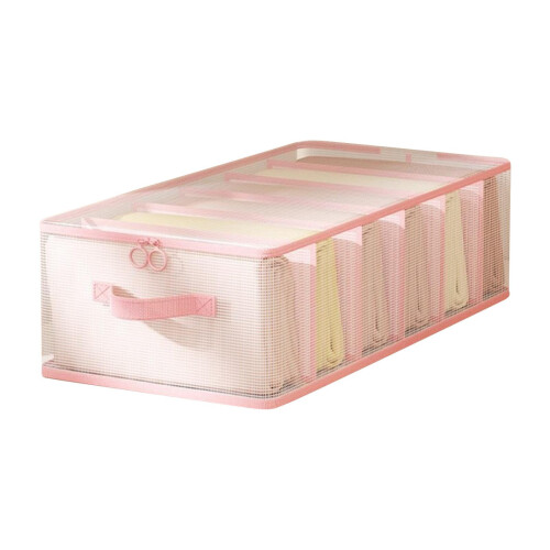 Closet Organizer,Six Compartment Storage Bag,Divider Design Sturdy,Home Clothes Down Comforter Drawer Sorting 1