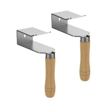 Abrazadera de Acero Inoxidable para Techo, Abrazadera Auxiliar para Proyectos de Carpintería. Fijación Eficiente de Placas de Yeso.