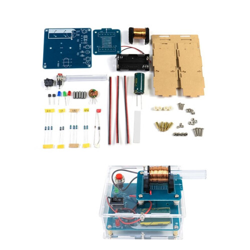 DIY Electronics Kit Electric Magnetic Transmitter Shooting Game  Voltage Converter Module Soldering Kits for Welding 1