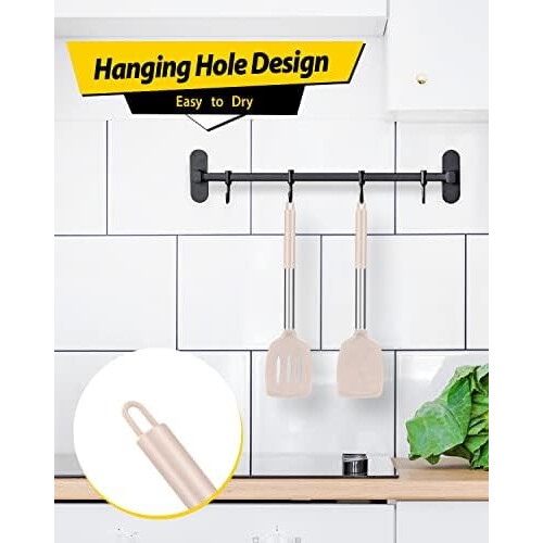 Silikonwender, antihaftbeschichtet, hitzebeständig, 2er-Pack 2