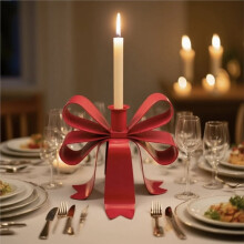 Iron Candle Holder,Table Decoration, Candlelight Dinner Christmas and Valentine'S Day Candle Holder Ornaments