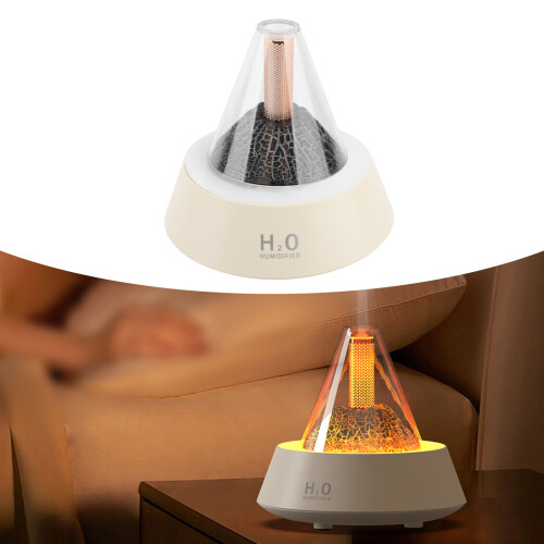 Diffusore di aromaterapia Flame bianco ABS+PP spegnimento automatico