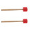 FRCOLOR drum mallets wood handle red 2 pcs 3