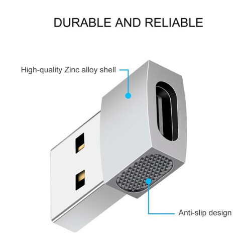 USB-C zu USB-Adapter Silver 2
