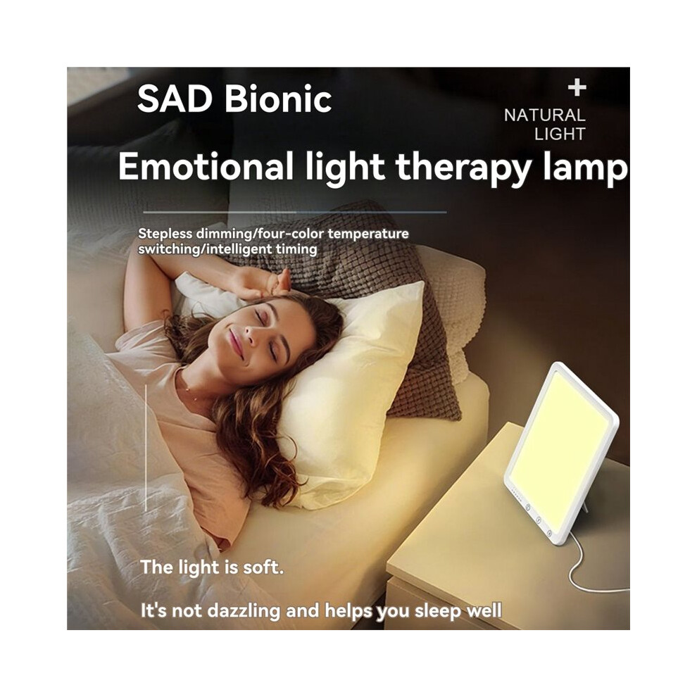 Therapy Lamp 10000 Lux Full Spectrum Sad Treatment Lamp Timer & Memory Function Happy Sun Lamp Au Plug Light 6031959489572