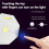 Rotating Night Light: Foldable Atmosphere Light for Bedroom, Bedhead, and Book Reading 5
