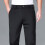 lulshou Ανδρικό Παντελόνι Φόρεμα Ψηλόμεσο Business Casual Παντελόνι με Επίσημο Παντελόνι 2